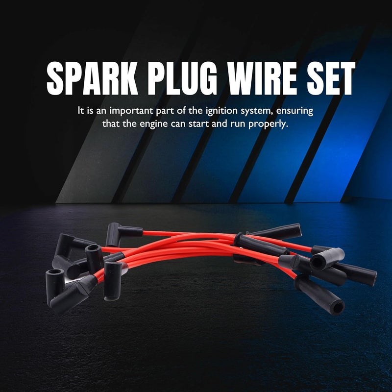 OXCANO 6716128 Ignition Spark Plug Wires Set of 7 Compatible with Jeep Cherokee 1991-1999, Comanche 1991-1992, Grand Cherokee 1993 1994 1995 1996 1997 1998, Wrangler 1991-1999 - Image 4